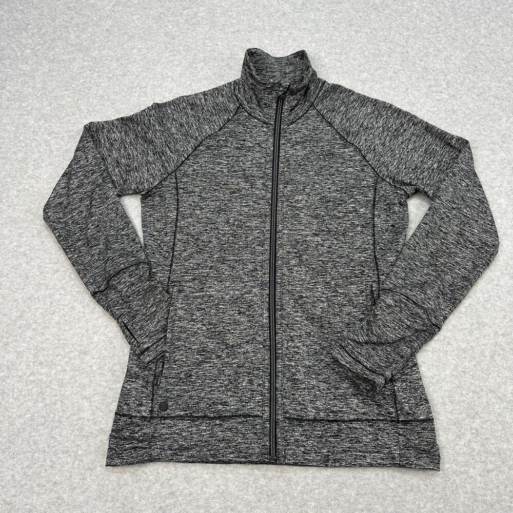 Outdoor Research Melody Jacket WMNS M Gray Heathered Full Zip Stretchy Thumbhole